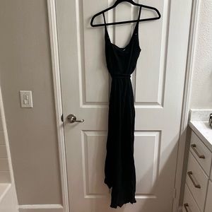 WILDFOX SWIM BLACK WRAP DRESS